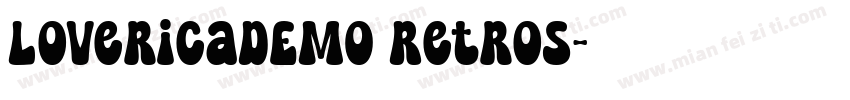 LovericaDEMO RetroS字体转换
